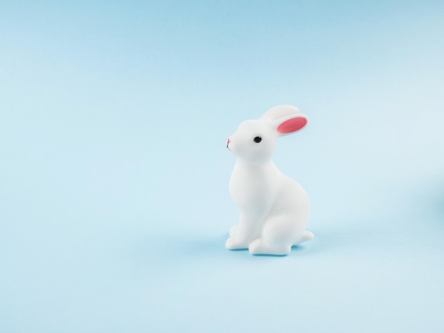 View of stuffed toy against white background