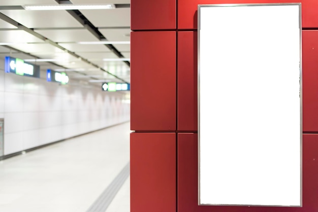 View of subway station