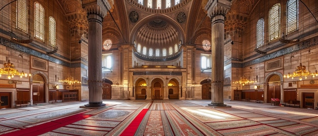 Photo a view of the sultan hassan mosque in cairo