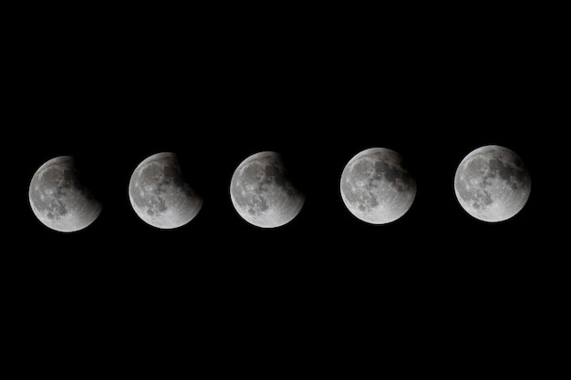 View of the Super Blood Moon red eclipse