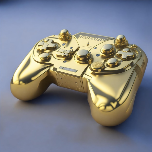 view of surreal luxurious video game controller