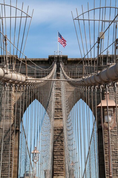 Photo view of suspension bridge