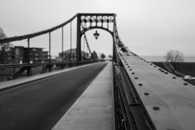 View of suspension bridge