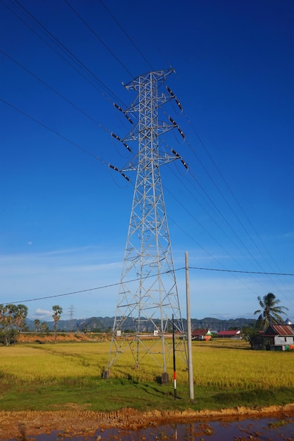 view of the swawa and electricity poles