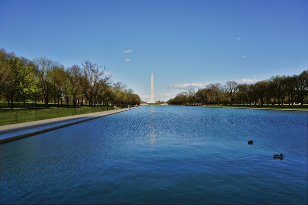 Photo view of swimming pool in lake