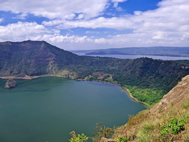 The view on taal volcano, philippines