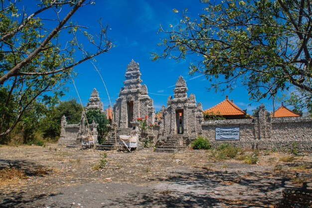 View of temple against sky