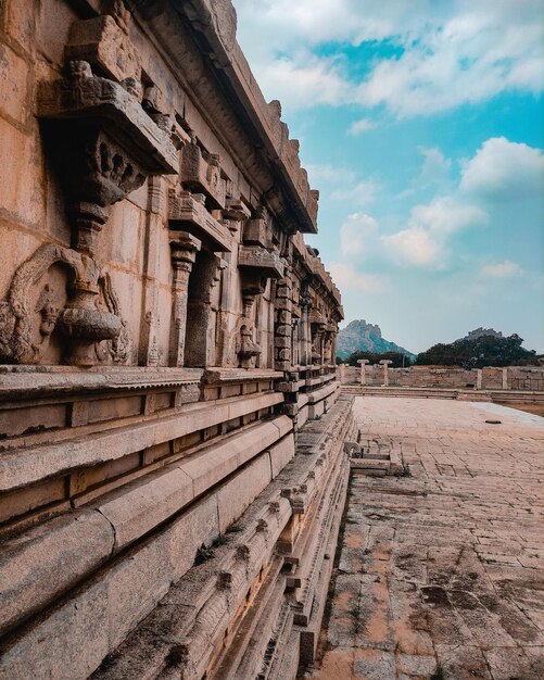 A view of the temple complex from the top