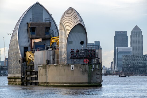 View of the Thames Barrier