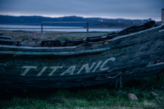 Photo view of the titanic boat