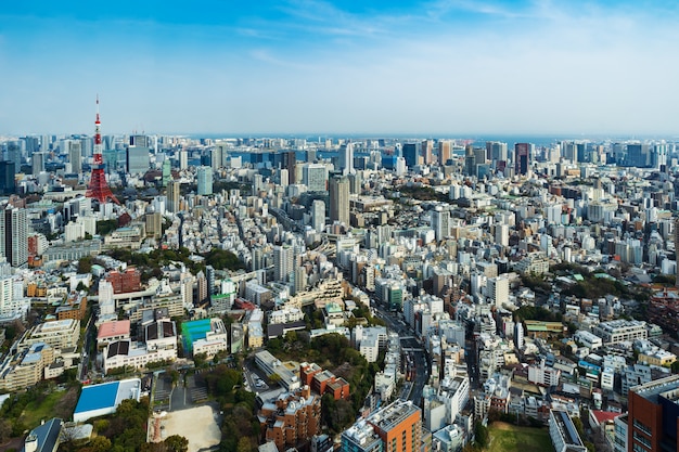 View of Tokyo city, Japan