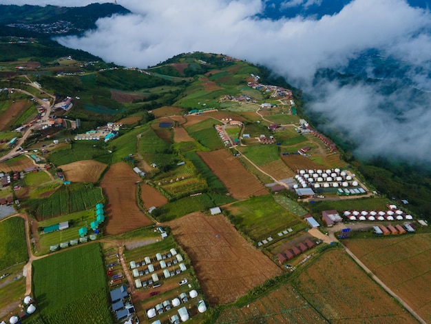 view of the town country