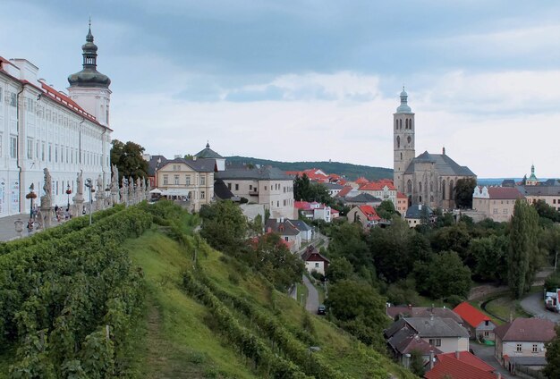 Veduta della città di kutna hora