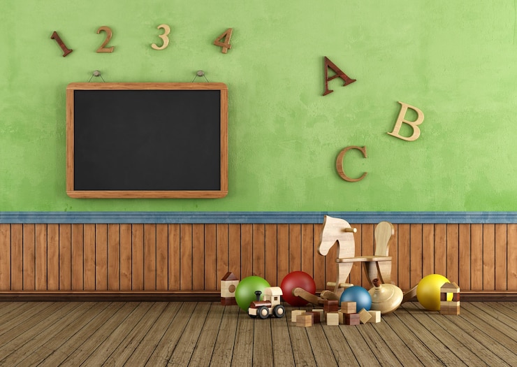 Photo view of toys on table