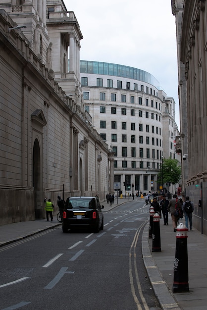 View of traffic in london city