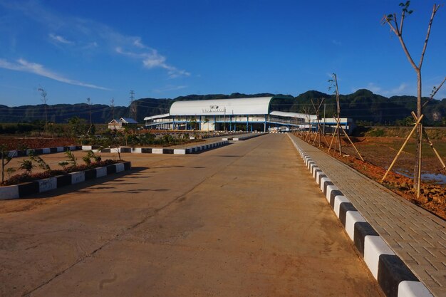 view of the train station