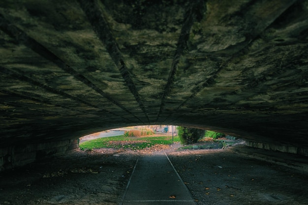 Photo view of tunnel