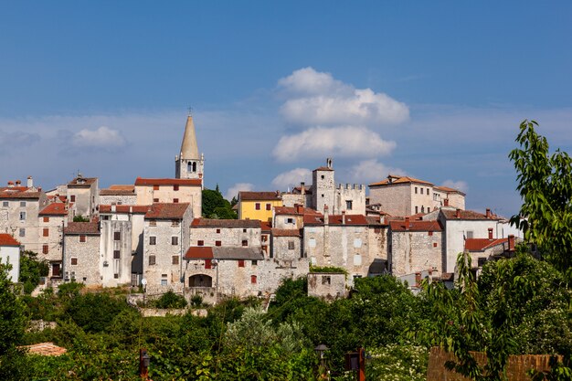 View of Valle, Bale in Istria. Croatia