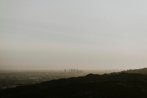 Вид на долину Лос-Анджелеса, Калифорния