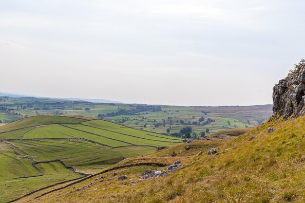 A view of the valley below the summit