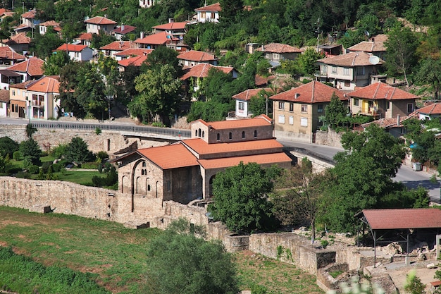 The view on Veliko Tarnovo in Bulgaria