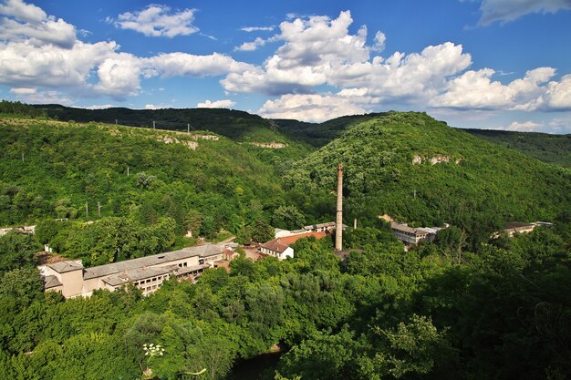 The view on Veliko Tarnovo in Bulgaria