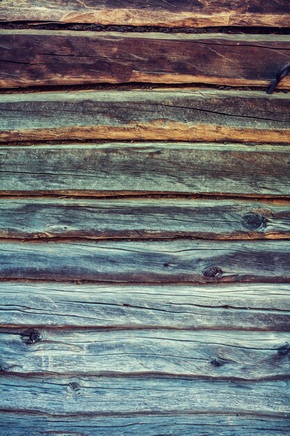 View on very old wooden wall