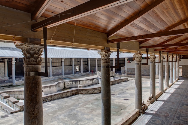 Photo view of the villa romana del casale, piazza armerina