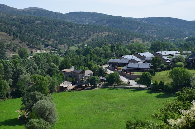 A view of the village of la casa