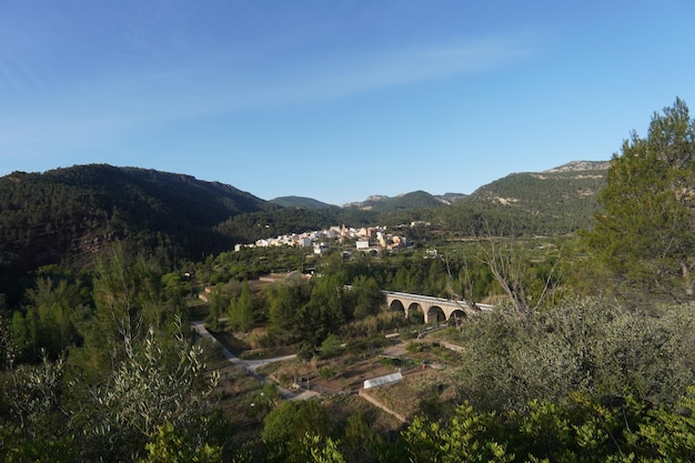 A view of the village of ponte de gracia