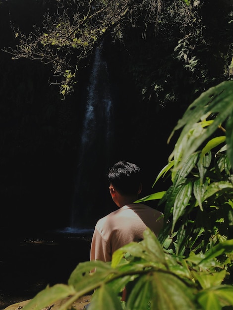 Foto vedere la cascata a lombok