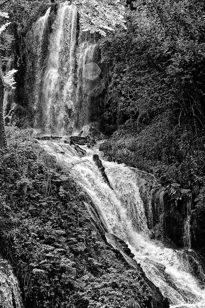 Foto vista della cascata