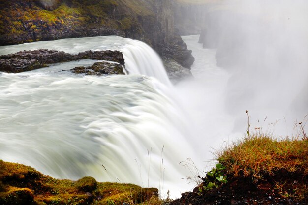 Foto vista della cascata