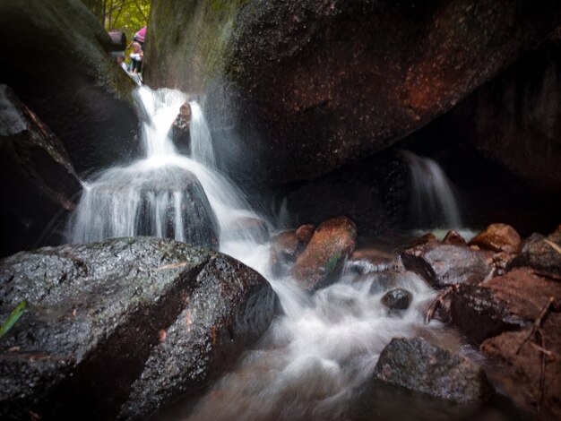 View of waterfall