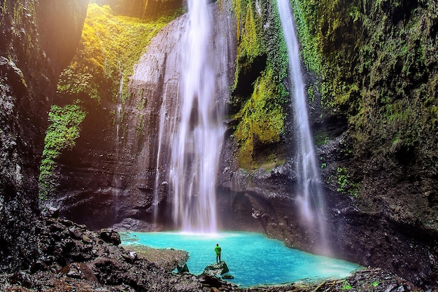 View of waterfall