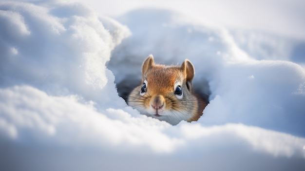 View of wild rodent