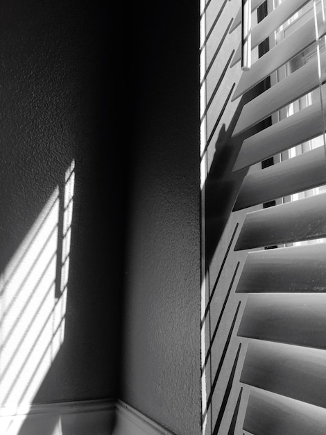 view of window blinds