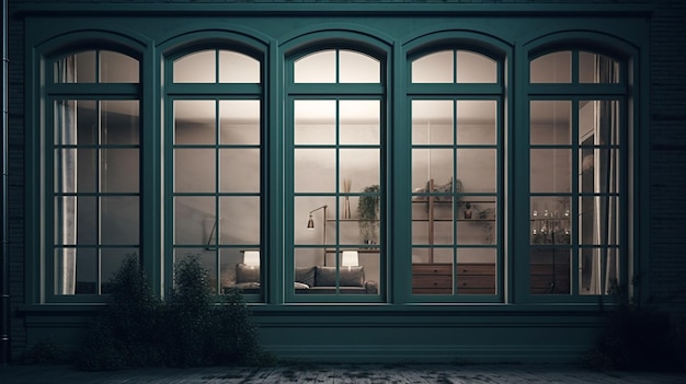 View of window Generative Ai