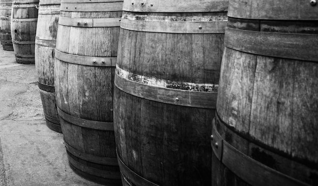 Photo view of wine barrel