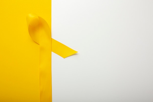 Photo view of yellow ribbon