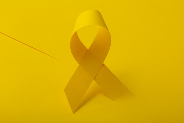 Photo view of yellow ribbon