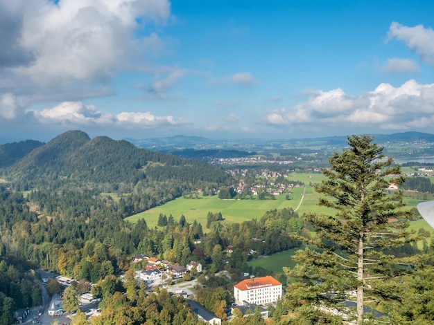 Viewpoint around lake Alpsee