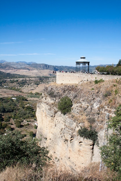 Viewpoint and cliff of ronda