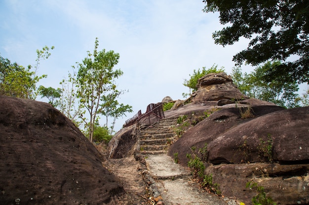 Viewpoint on a cliff.