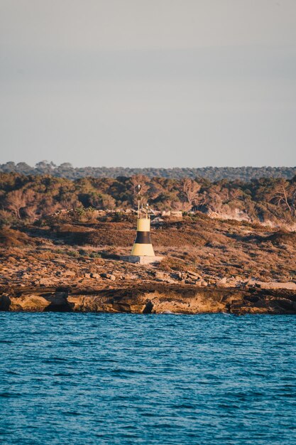 viewpoint of a lighthouse in mallorca