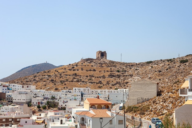 views of the historic castle in the coastal town of castell de ferro