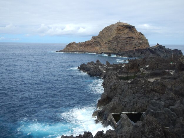 Photo views of the madeira coastline