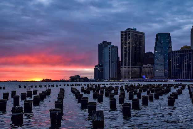 Foto vedute di new york