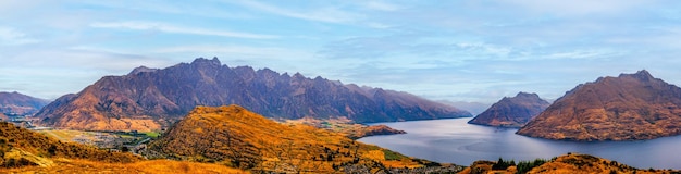 Views of the Remarkables mountain range