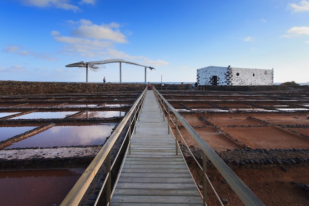 views of the traditional salt flats of Carmen